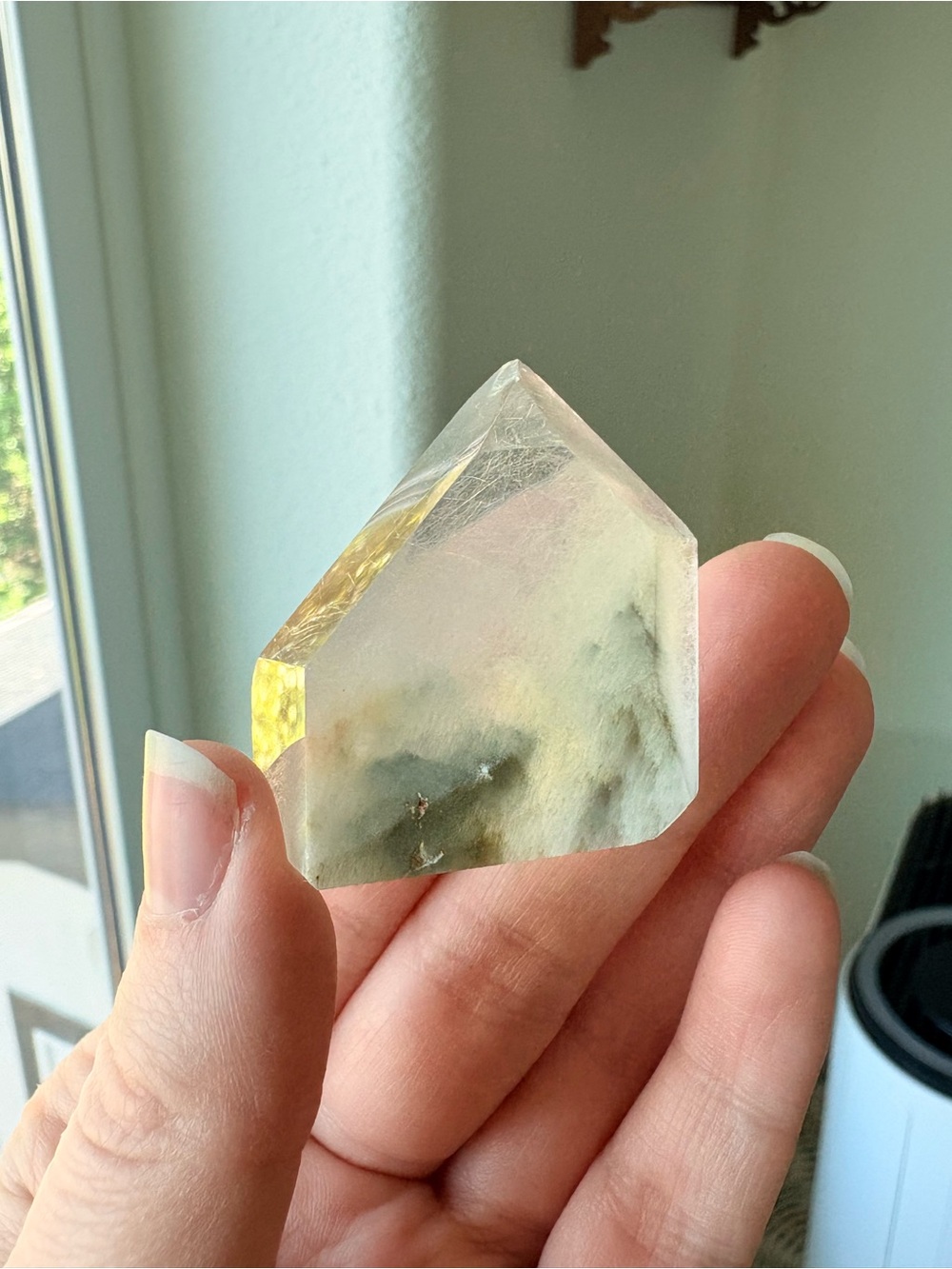Angel Hair Rutile Quartz Crystal - Picture 7 of 8
